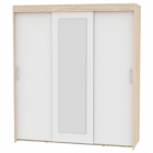 Шкаф-купе Аларти T-3-198х175х60-MДСС-Белый-9