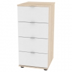 Комод Аларти АлисаK3856х401х459сторцевойручкойДСС-Белый