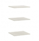 Комплект полок для четырехдверного шкафа 3 шт. Мебельград Соренто 02 Дуб бонифаций