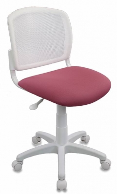 Кресло детское Бюрократ Бюрократ CH-W296NX/26-31 Белый Розовый