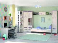 Комплект мебели для комнаты подростка Витра Мегаполис 2 Сосна Астрид