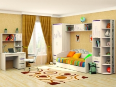 Комплект мебели для комнаты подростка Витра Мегаполис 4 Сосна Астрид