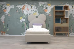 Детская кровать Маус с ортопедическим основанием Berhouse