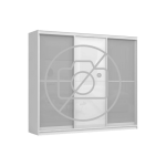 Шкаф-купе Аларти T-3-230х175х60-MДСС-Белый-10