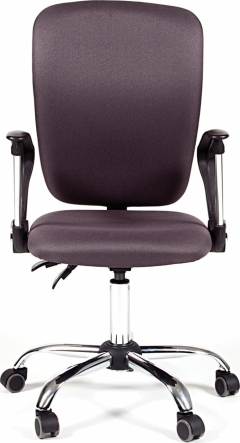 Офисное кресло для оператора Chairman CHAIRMAN 9801 Chrome темно-серый