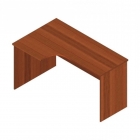 Стол компьютерный угловой Альтерна Р.РС-14 левый орех Аликанте