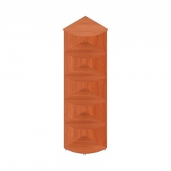 Шкаф для документов узкий Альтерна Р.У-1П вишня Оксфорд