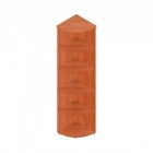 Шкаф для документов узкий Альтерна Р.У-1П бук Бавария