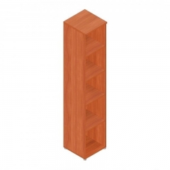 Шкаф для документов узкий Альтерна Р.П-1 вишня Оксфорд