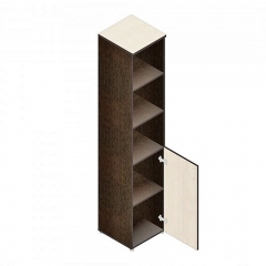 Шкаф для документов узкий Альтерна Р.П-2 Венге