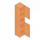 Шкаф для документов узкий Альтерна Р.П-4 бук Бавария