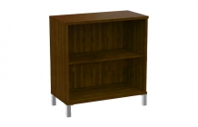 Стеллаж стекло в раме Skyland В410.4 Орех Даллас