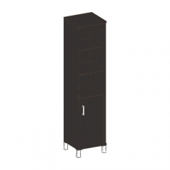 Стеллаж с дверью ДСП Skyland В431.2 L Венге магия