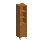 Стеллаж с дверью ДСП Skyland В431.2 L Орех Даллас