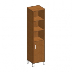 Стеллаж с дверью ДСП Skyland В431.2 L Орех Даллас