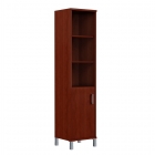 Стеллаж стекло в раме Skyland В431.4 R Бургунди