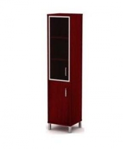 Стеллаж стекло в раме Skyland В431.4 R Венге магия