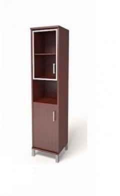 Стеллаж стекло в раме Skyland В431.9 R Венге магия