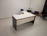 Стол компьютерный угловой Альтерна Р.СКУ-16 левый Венге/Дуб молочный