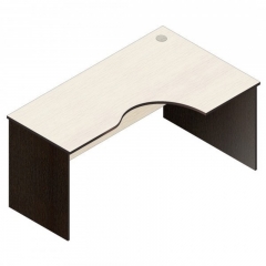 Стол компьютерный угловой Альтерна Р.СКУ-16 правый Венге/Дуб молочный