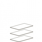 Полка к модулю 609 Инна Яна М 609 Денвер светлый