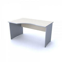 Стол письменный левый Skyland СА-1 Л Клен/металлик