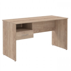 Стол письменный Skyland S-1400 L с левой подвесной тумбой Дуб Сонома Светлый