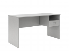 Стол письменный Skyland S-1400 с правой подвесной тумбой Серый