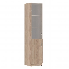 Шкаф колонка левая комбинированная Skyland SR-5U.2 L Дуб Сонома Светлый