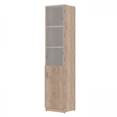 Шкаф колонка правая комбинированная Skyland SR-5U.2 R Дуб Сонома Светлый