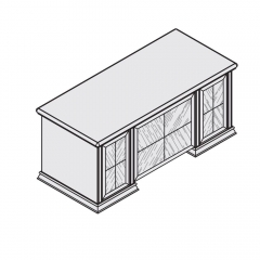 Стол письменный POINTEX DBL21810001 темный дуб