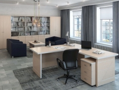 Стол письменный 190 POINTEX ZOM27510202 Дуб шамони светлый