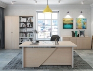 Стол письменный 220 POINTEX ZOM27510302 Дуб шамони светлый