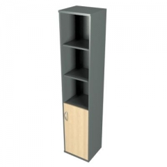 Шкаф Skyland СУ-1.1 Л/Пр Клен/металлик