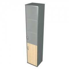 Шкаф Skyland СУ-1.2 Л/Пр клен/металлик