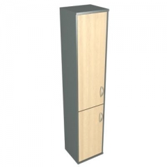 Шкаф Skyland СУ-1.3 Л/Пр Клен/металлик