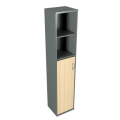 Шкаф Skyland СУ-1.6 Л/Пр Клен/металлик