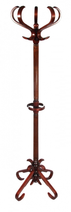 Вешалка напольная Мебелик В 10Н Махагон