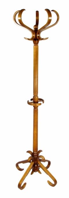 Вешалка напольная Мебелик В 10Н Средне-коричневый