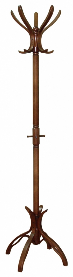 Вешалка напольная Мебелик В 12Н Средне-коричневый