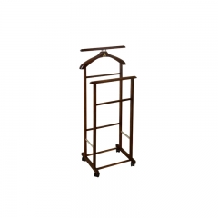 Вешалка костюмная на колесах Мебелик В 22Н Средне-коричневый