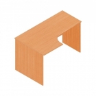 Стол письменный угловой Альтерна У.РС2-14 Бук светлый левый