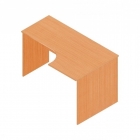 Стол письменный угловой Альтерна У.РС2-14 Бук светлый правый