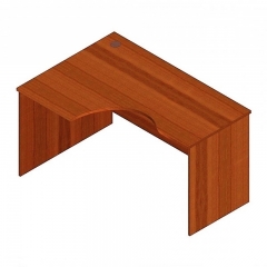 Стол компьютерный угловой Альтерна Р.СКУ-14 левый орех Аликанте