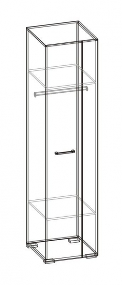 Пенал Соник Карисма 8.1А Дуб молочный/Венге