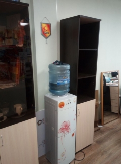 Шкаф для документов узкий Альтерна Р.П-1 венге/дуб молочный