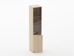 Шкаф высокий со стеклом Персона Грата Glassy 6.19.15Л Туя