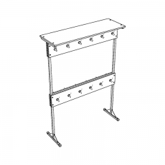 Вешалка напольная Альтерна двухсторонняя АЛц.ВДМ-24