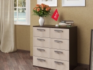 Комод BTS Стандарт 5 венге/лоредо