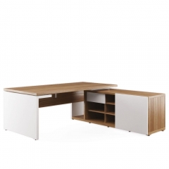 Стол рабочий на опорной креденции правый POINTEX ZIO28510731 Орех